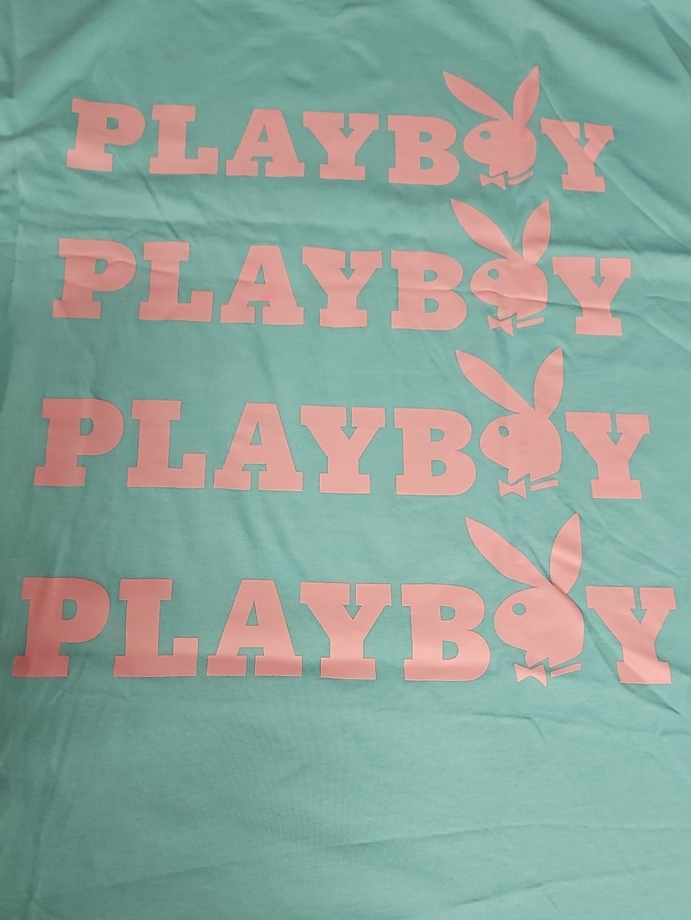 🔴SALE Playboy T-shirt Short Sleeve Logo Relaxed Fit Cotton Unisex NWT - Picture 4 of 4